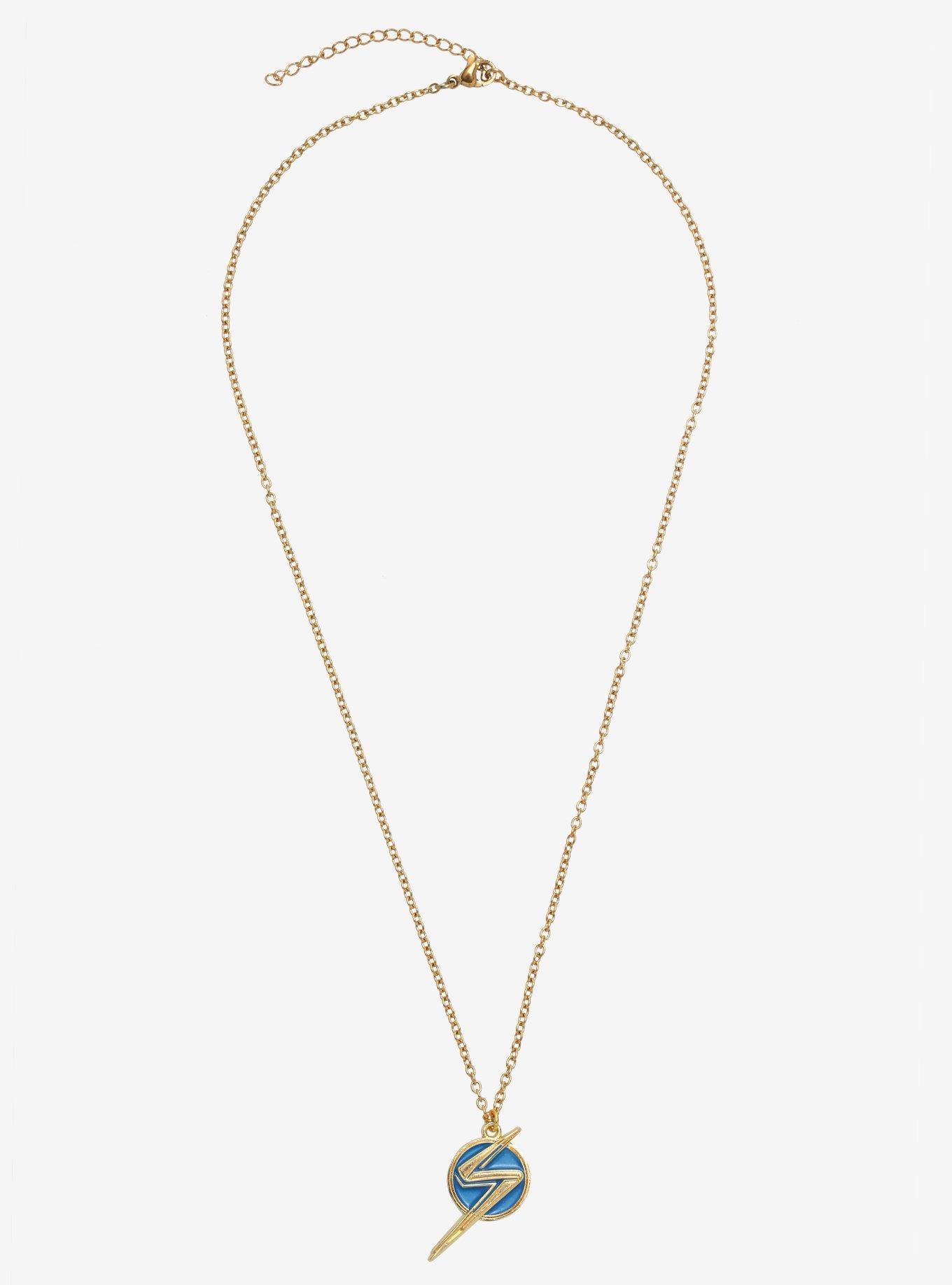 Marvel Ms. Marvel Symbol Pendant Necklace, , alternate