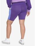 Her Universe Marvel Hawkeye Kate Bishop Bike Shorts Plus Size, LAVENDER, alternate