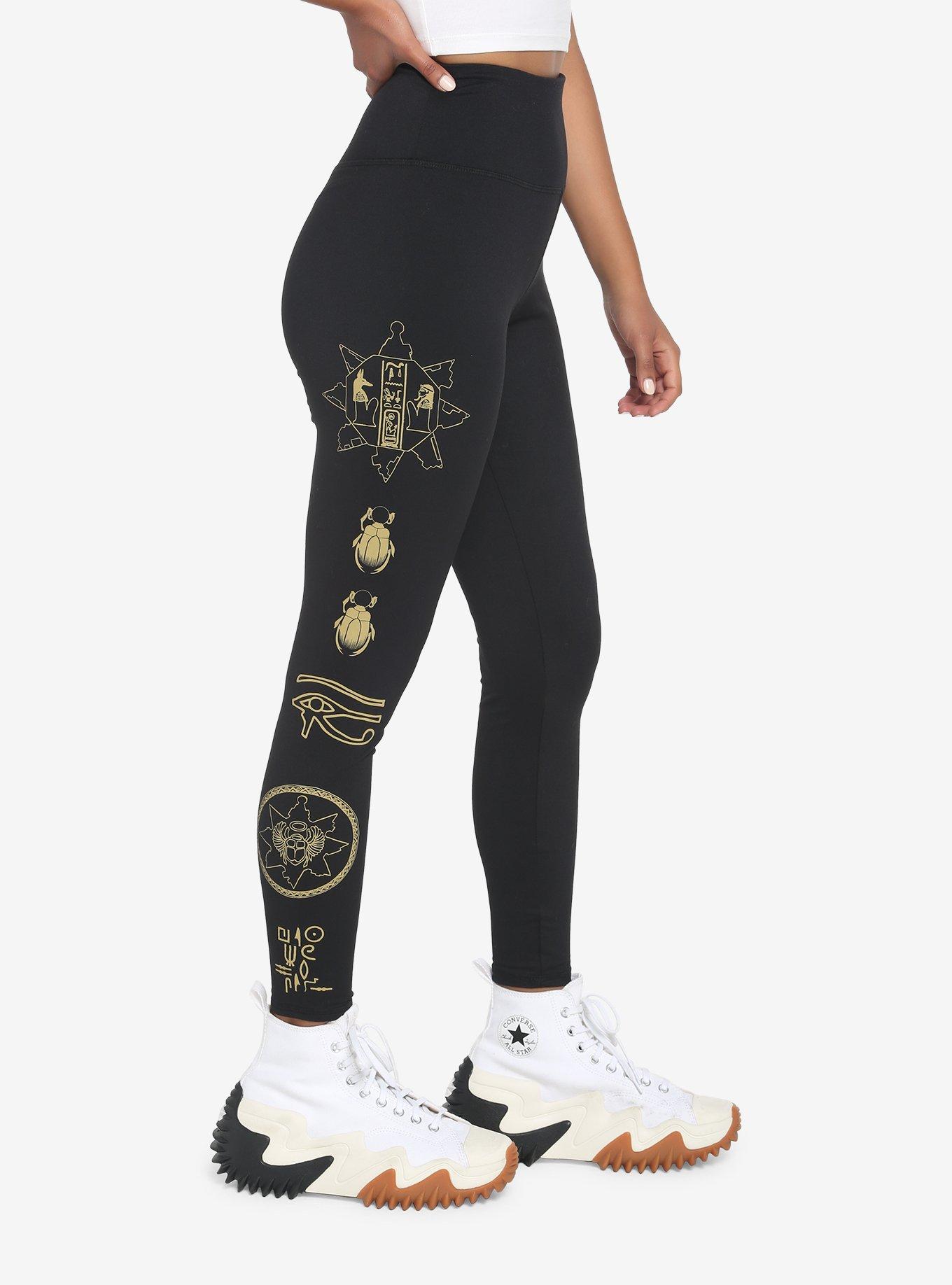 The Mummy Hieroglyphics Leggings, MULTI, alternate