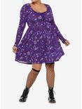 Her Universe Disney Hocus Pocus Icon Lace-Up Dress Plus Size, MULTI, alternate