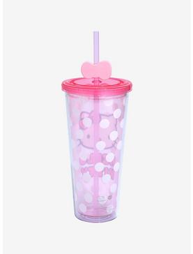 Hello Kitty Bow Polka Dot Acrylic Travel Cup, , hi-res