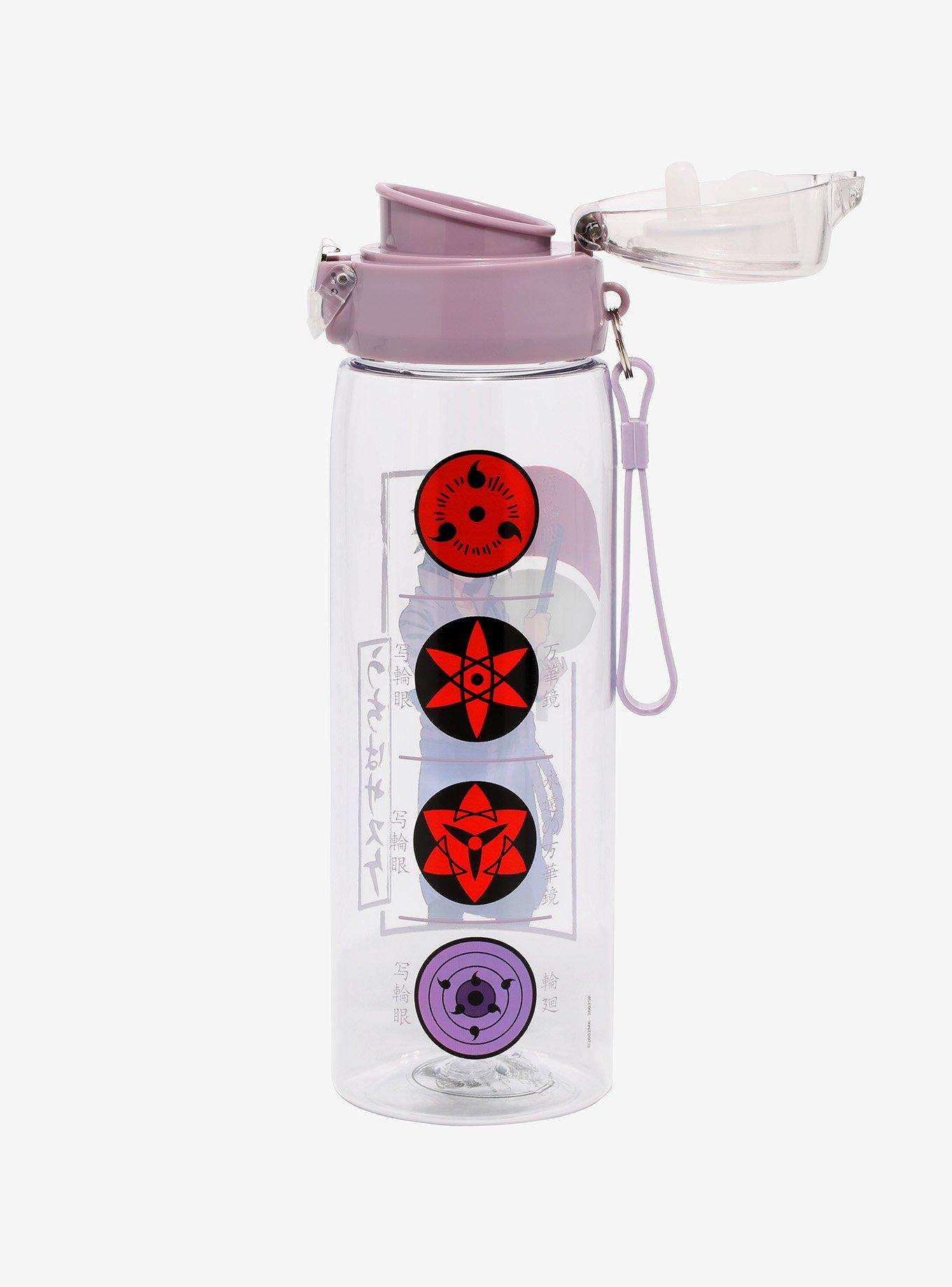 Naruto Shippuden Sasuke Hydration Tracking Water Bottle, , alternate