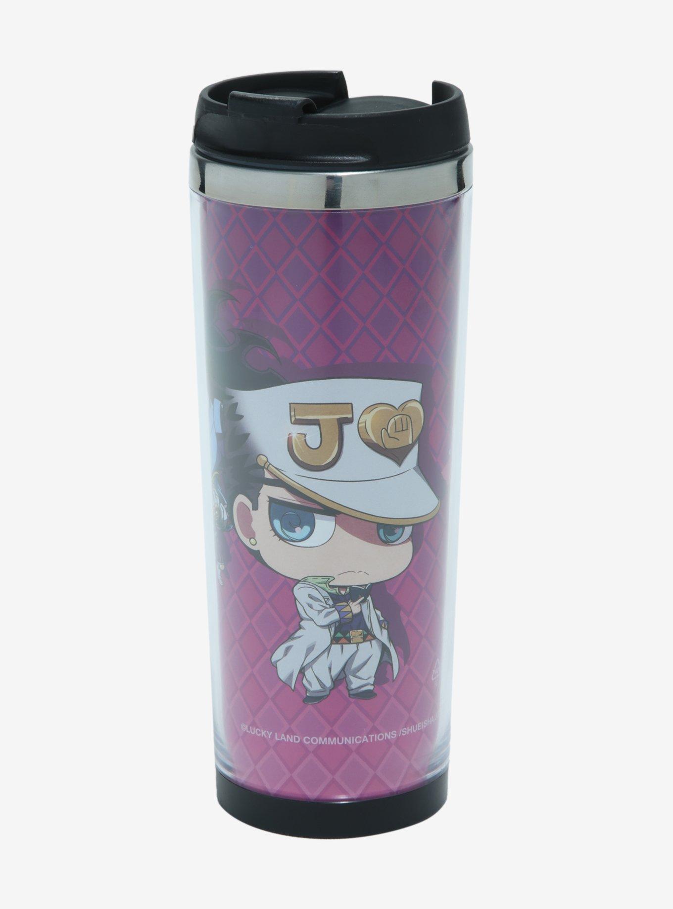 Jojo's Bizarre Adventure: Diamond Is Unbreakable Star Platinum & Jotaro Kujo Travel Mug, , alternate