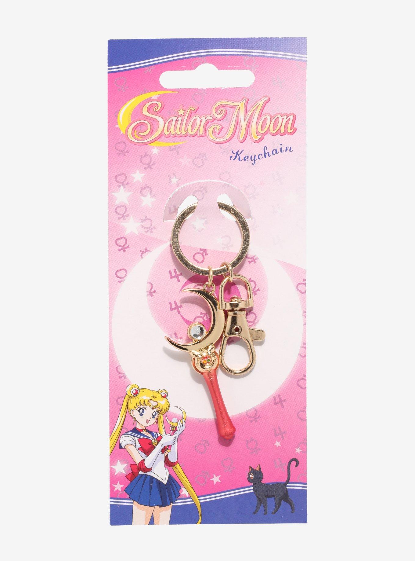 Sailor Moon Moon Stick Key Chain, , alternate