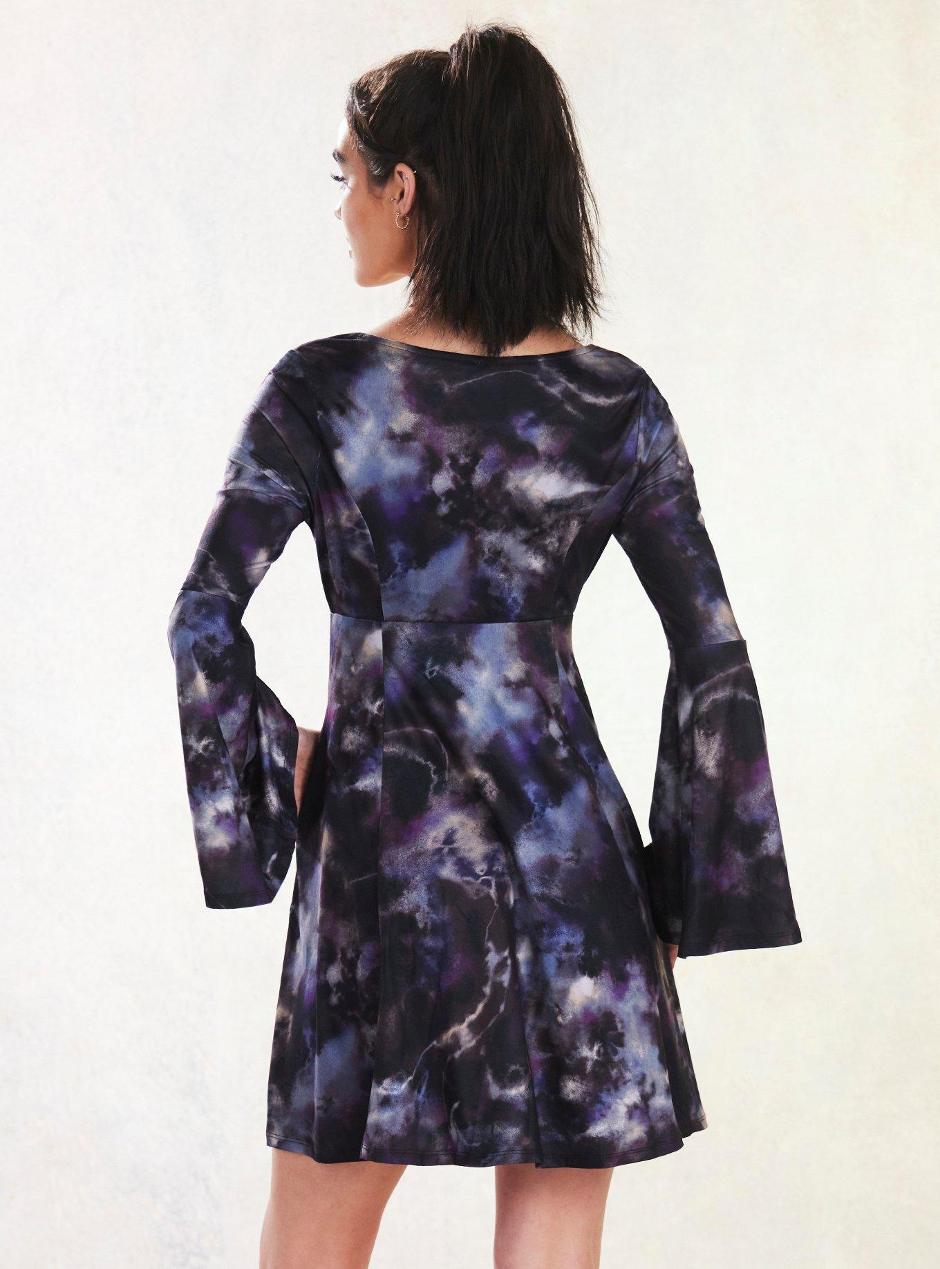 Her Universe Marvel WandaVision Agatha Tie-Dye Dress, TIE DYE, alternate