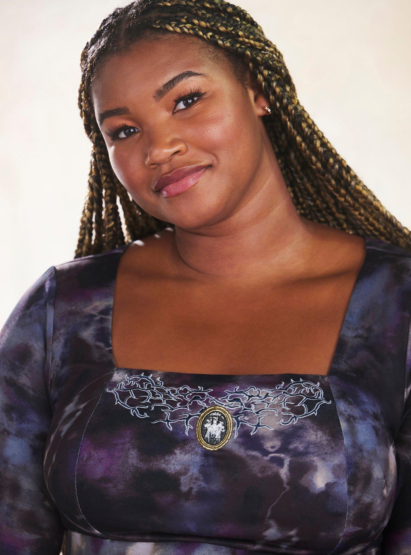 Her Universe Marvel WandaVision Agatha Tie-Dye Dress Plus Size, TIE DYE, alternate