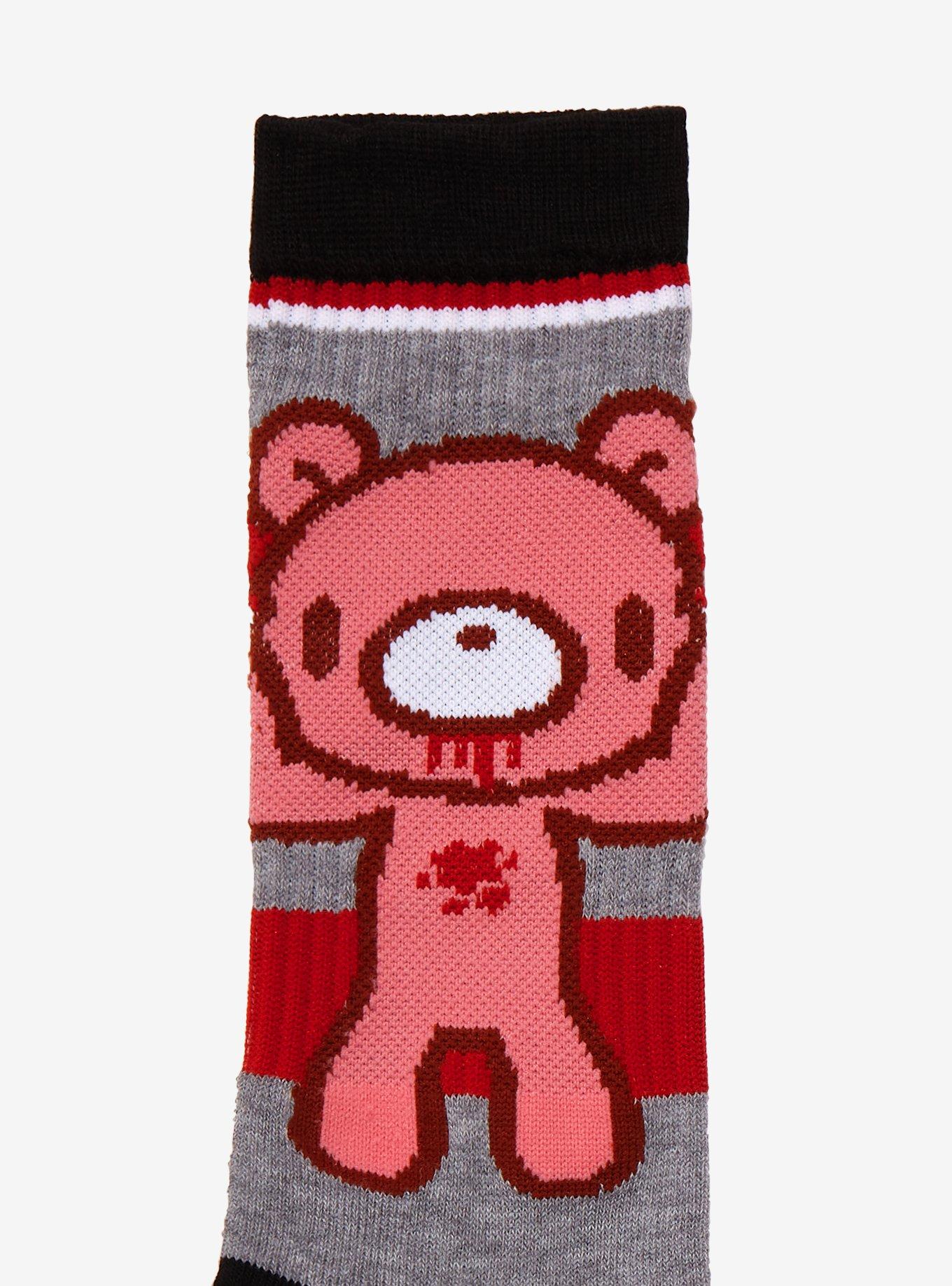 Gloomy Bear Stripe Crew Socks, , alternate