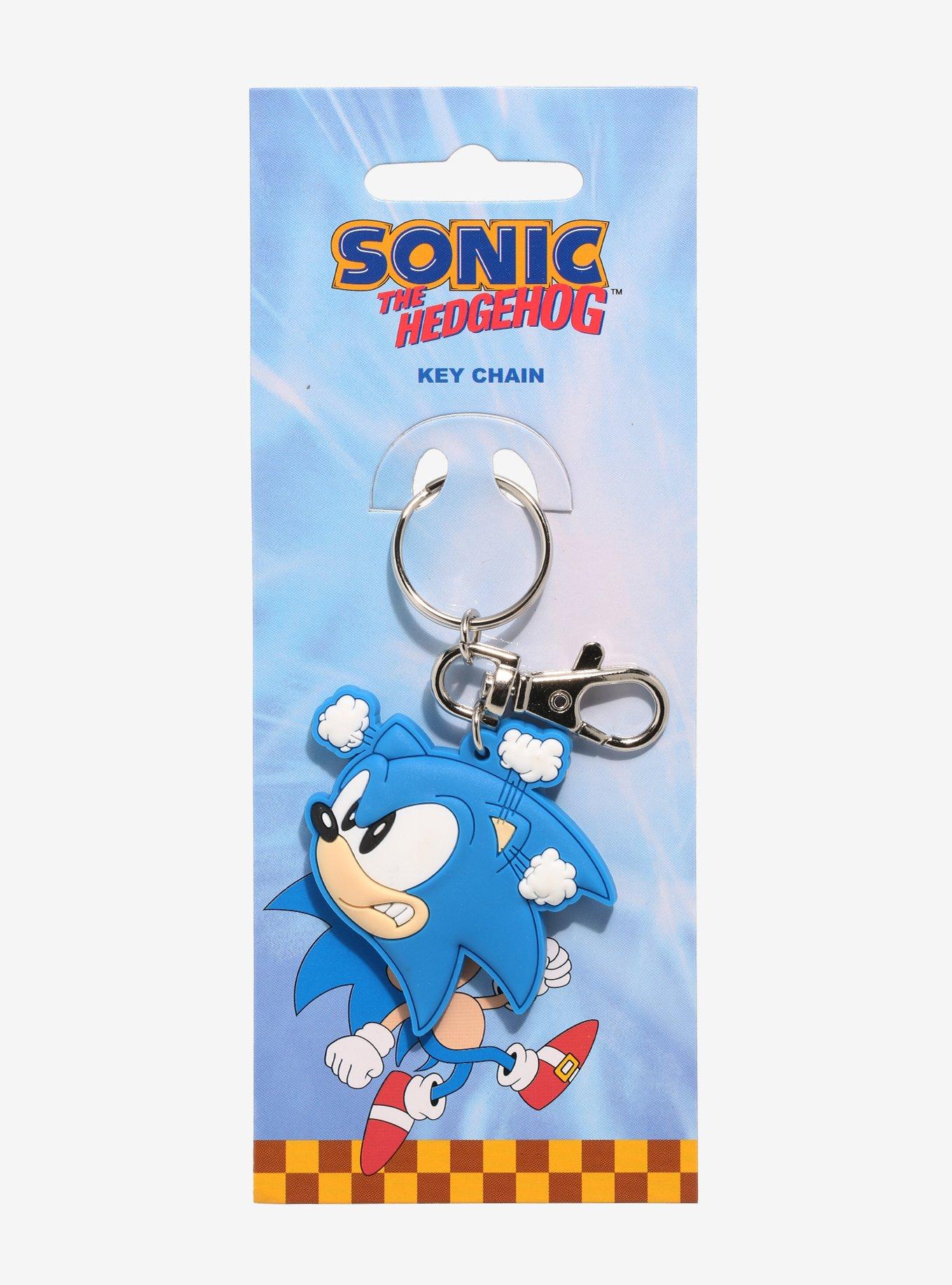 Sonic The Hedgehog Angry Head Key Chain, , alternate