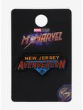 Marvel Ms. Marvel New Jersey Avengercon Logo Enamel Pin, , alternate