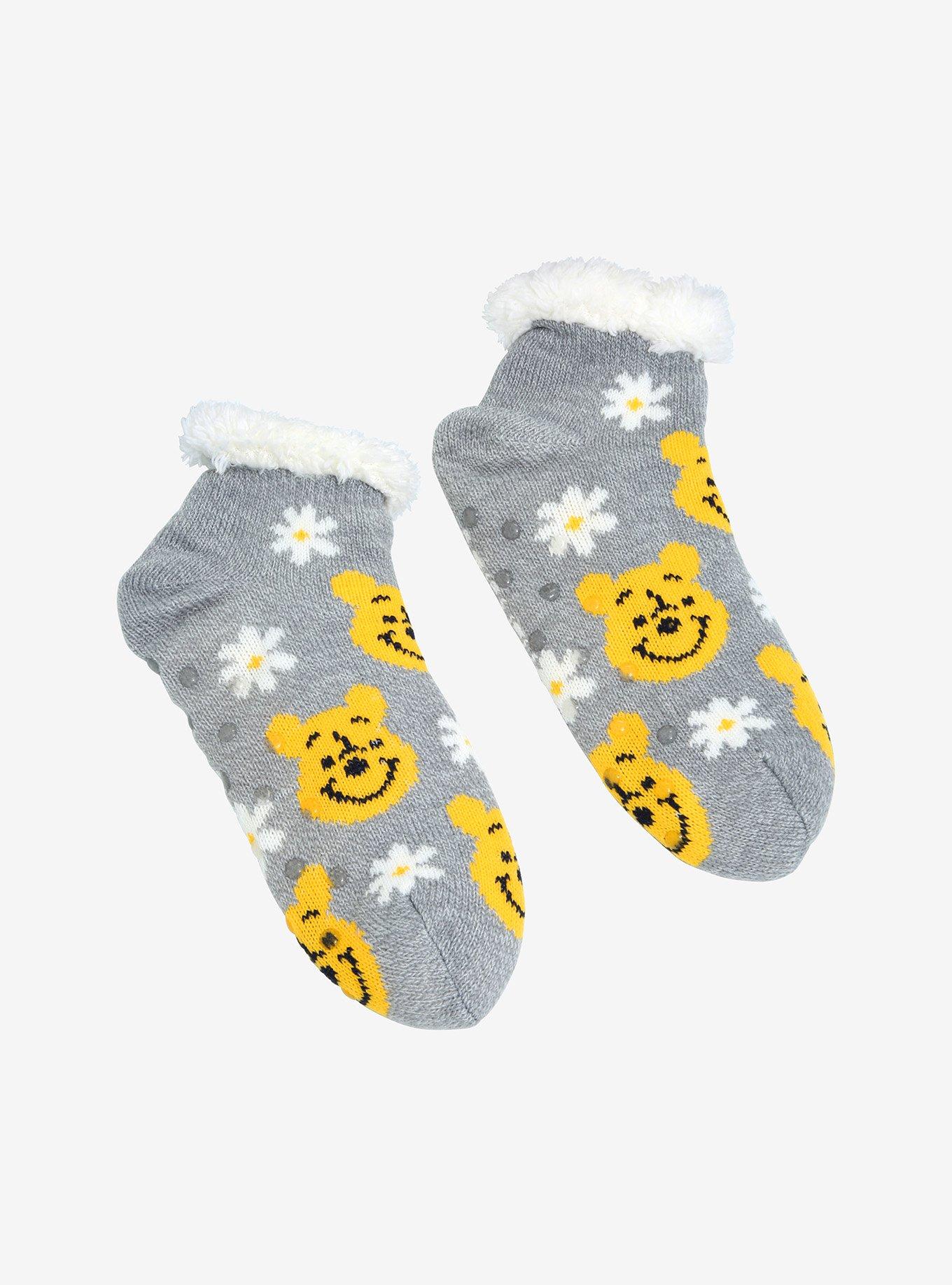 Disney Winnie The Pooh Daisy Cozy Slipper Socks, , alternate