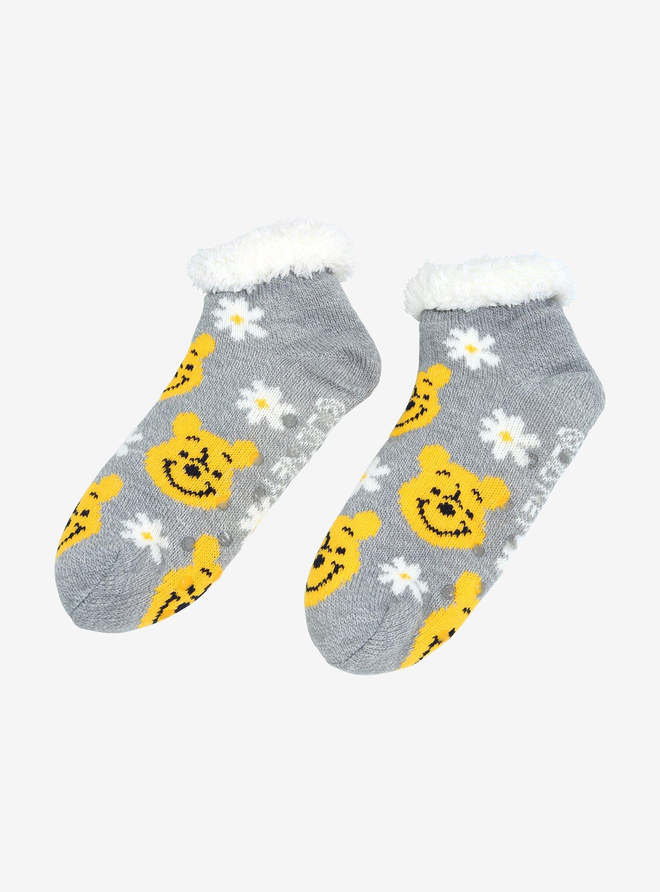 Disney Winnie The Pooh Daisy Cozy Slipper Socks, , alternate