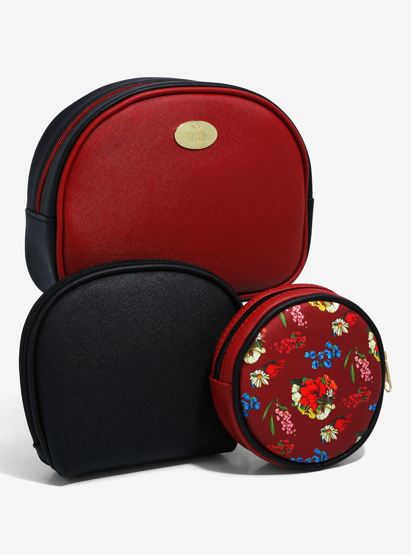 Disney Villains Floral Group Portrait Cosmetic Bag Set - BoxLunch Exclusive , , alternate