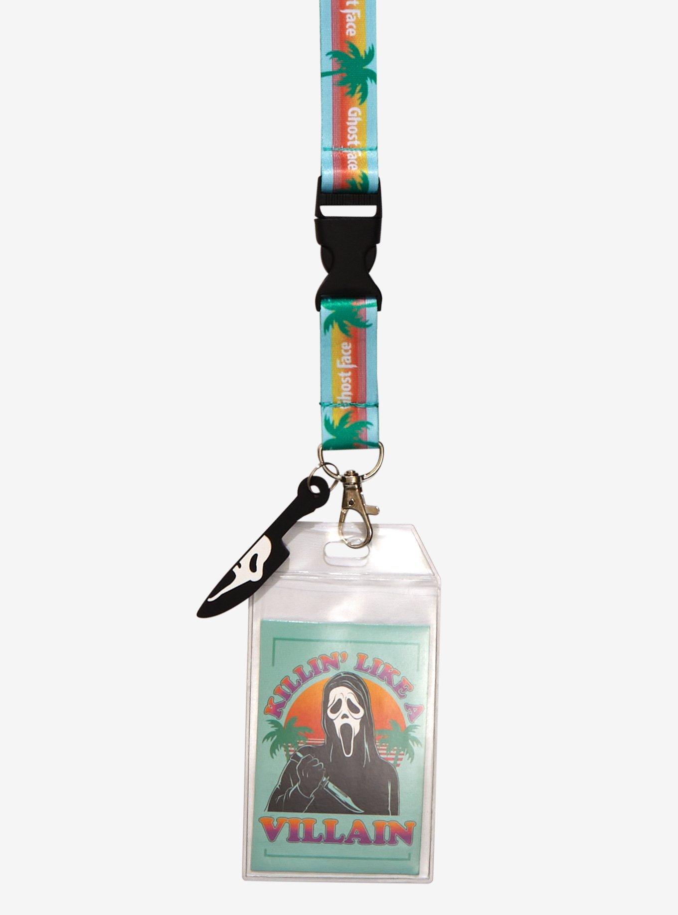 Scream Ghost Face Tropical Lanyard, , alternate