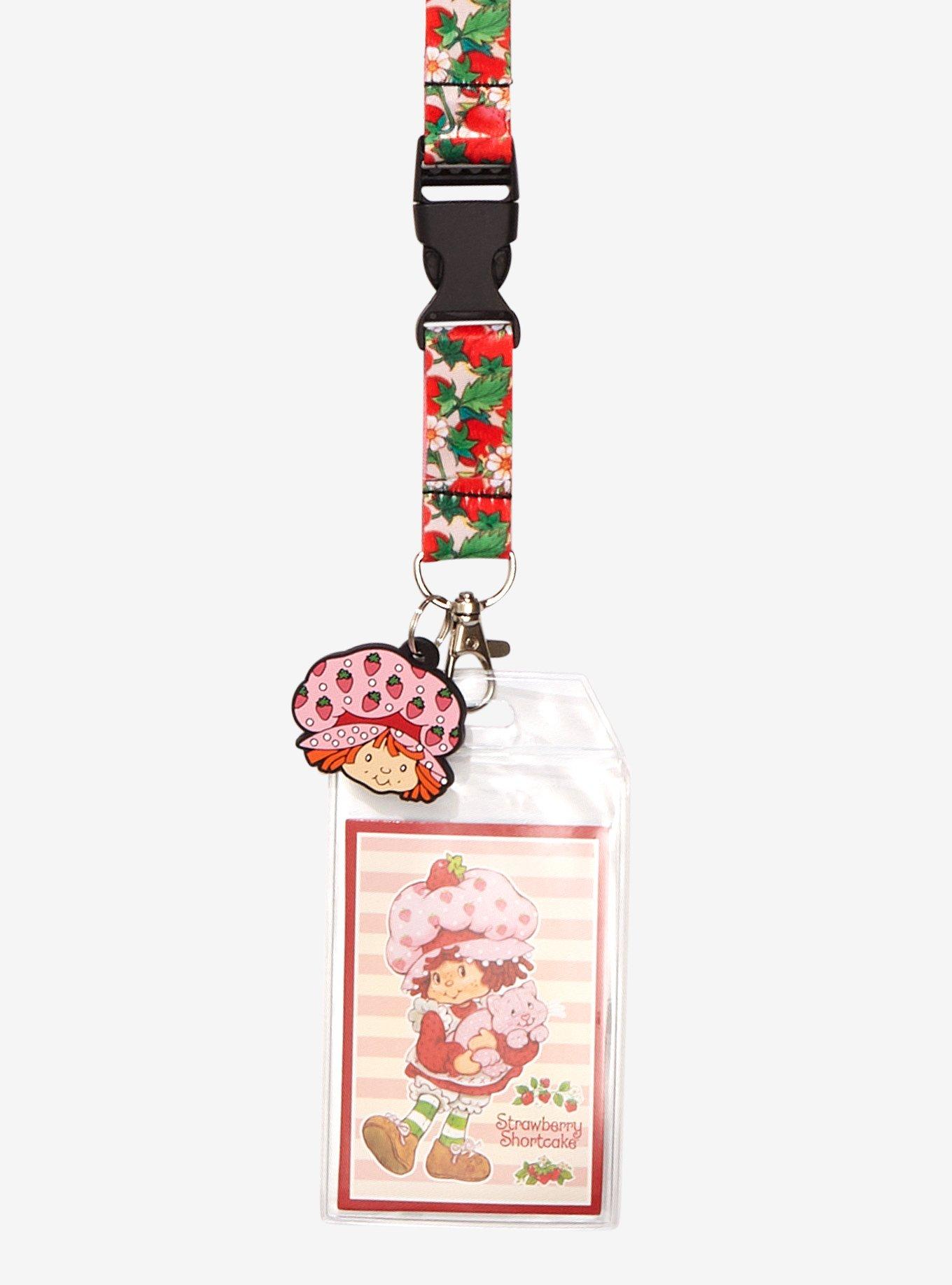 Strawberry Shortcake Floral Lanyard