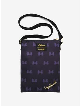 Loungefly Disney Minnie Mouse Gold & Black Passport Crossbody Bag, , hi-res
