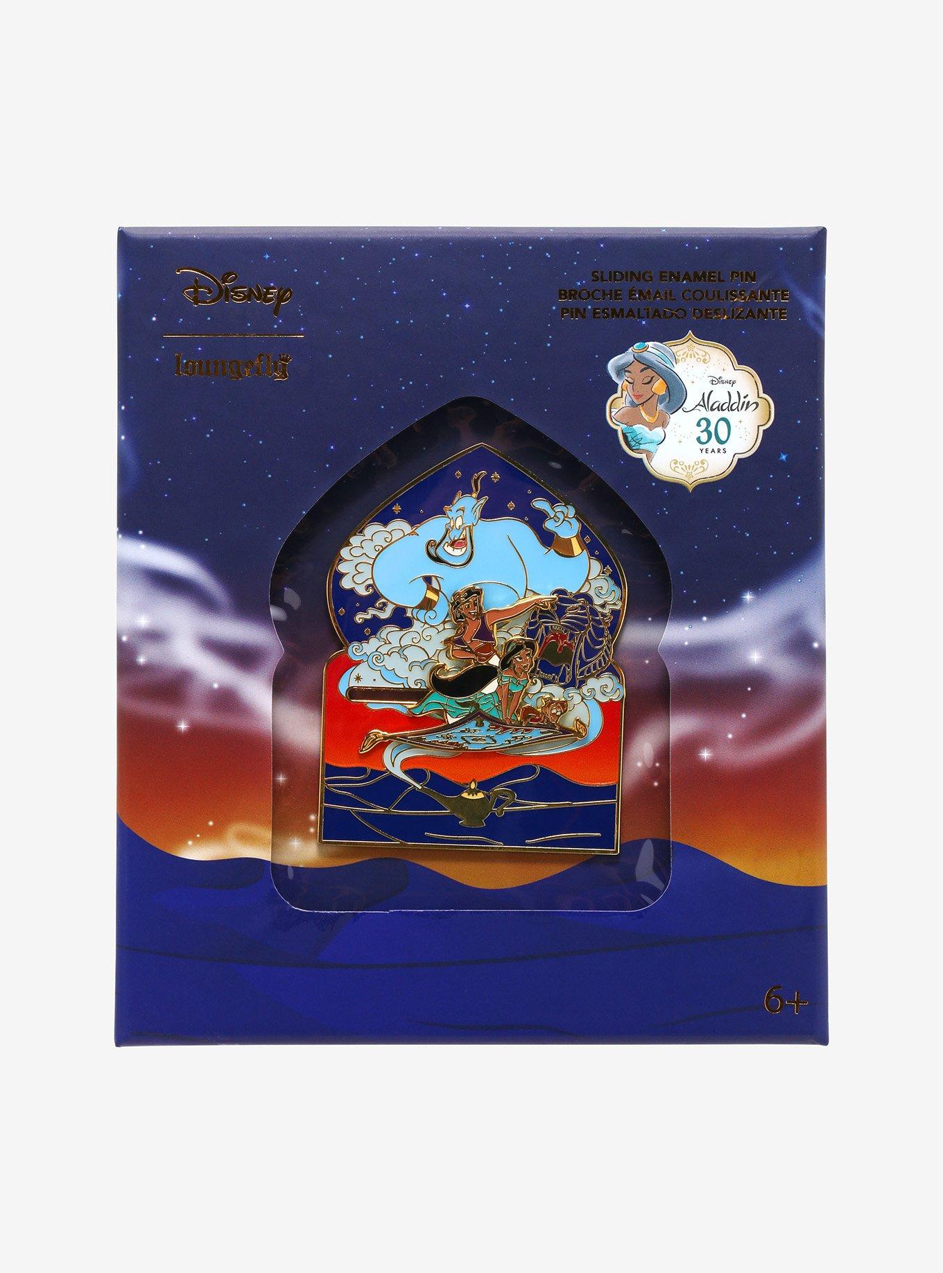 Loungefly Disney Aladdin Magic Carpet Ride Slider Enamel Pin, , alternate