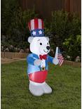 Airblown Inflatable Patriotic Polar Bear, , alternate