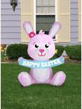 Airblown Inflatable Pink Easter Bunny, , alternate