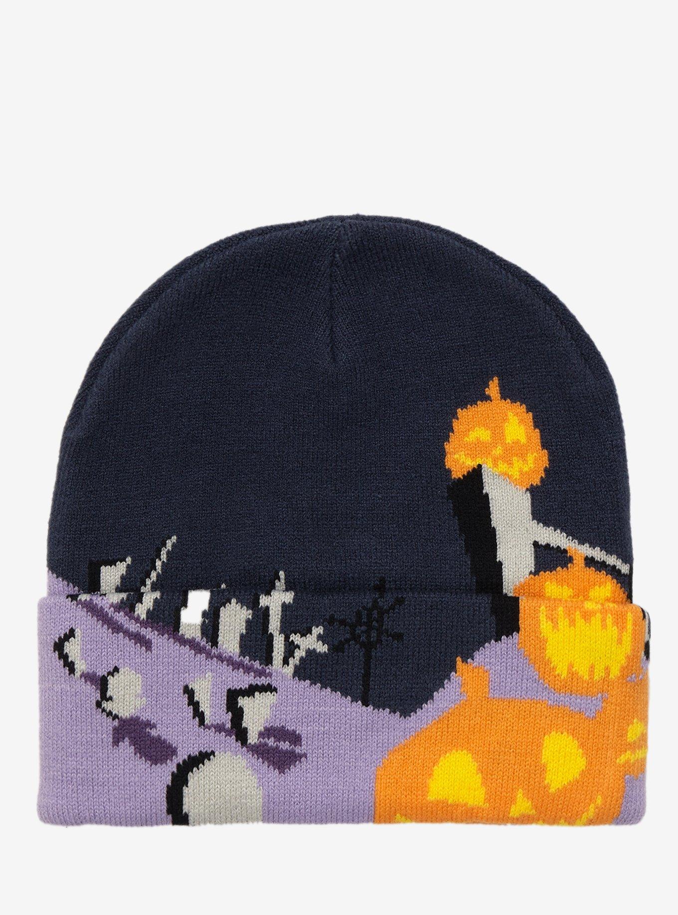The Nightmare Before Christmas Graveyard Spiral Hill Beanie, , alternate