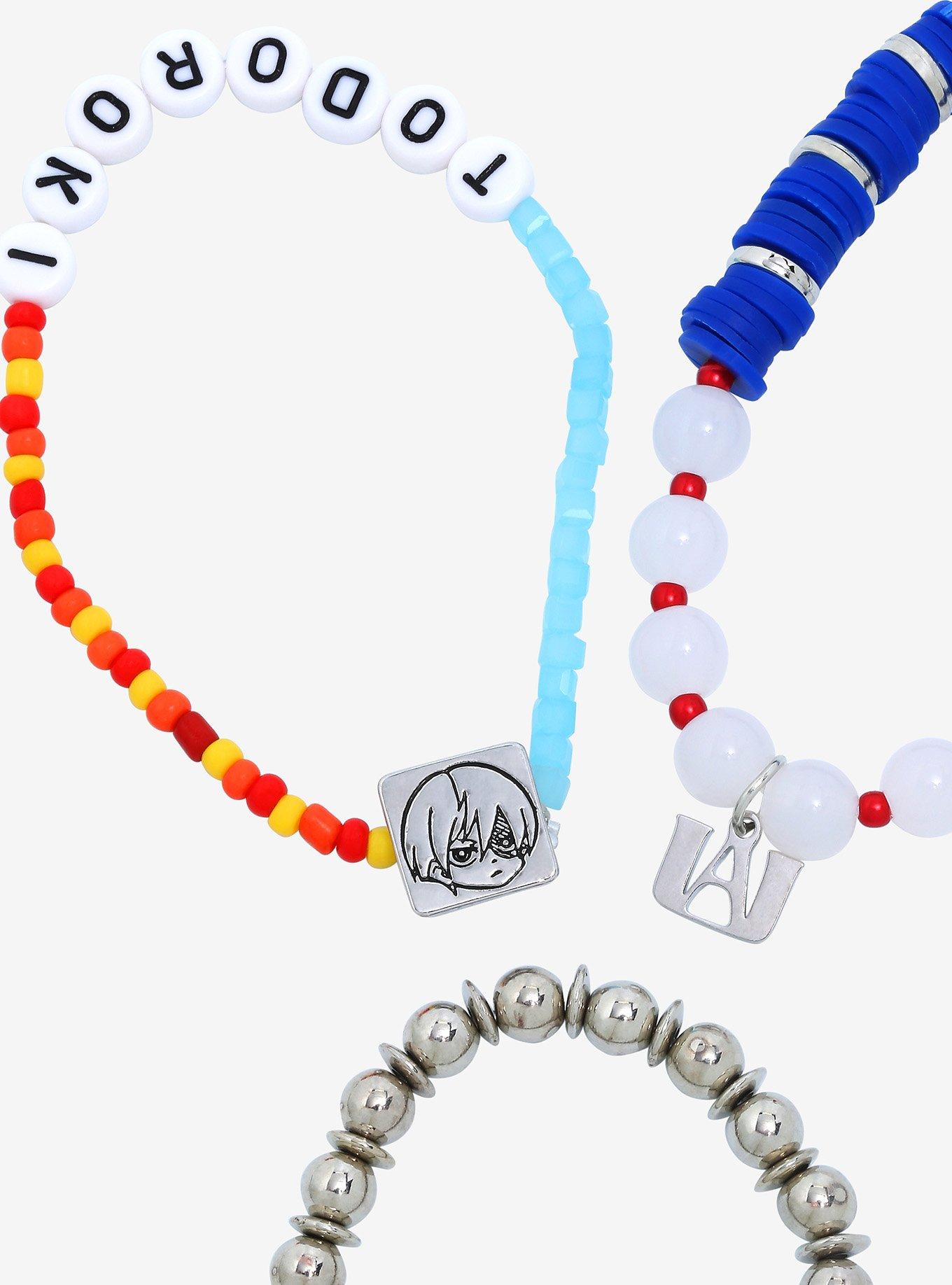 My Hero Academia Todoroki Bracelet Set, , alternate