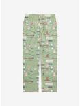 Harry Potter Icons & Items Allover Print Sleep Pants - BoxLunch Exclusive, SAGE, alternate
