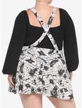 Ivory The Raven Lace-Up Suspender Skirt Plus Size, MULTI, alternate