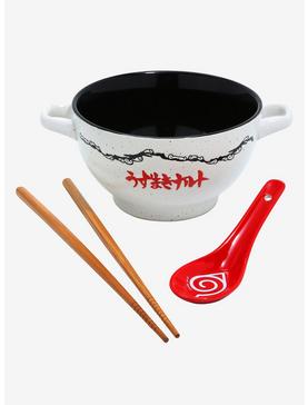 Naruto Shippuden Hidden Leaf Village Ramen Bowl with Chopsticks and Spoon, , hi-res