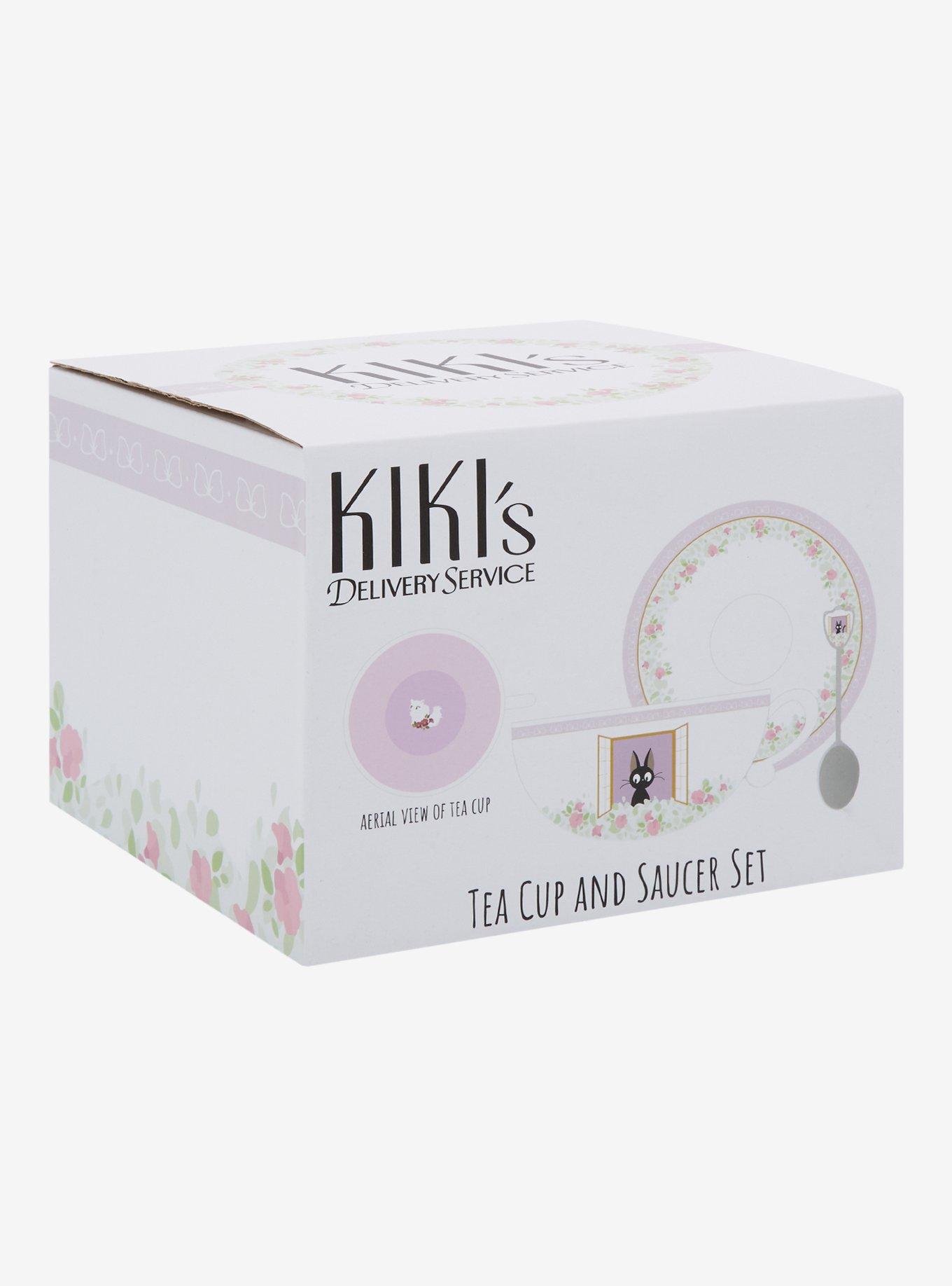 Studio Ghibli Kiki&rsquo;s Delivery Service Jiji Teacup & Spoon Set - BoxLunch Exclusive , , alternate