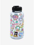 Sanrio Hello Kitty & Friends Character Stickers Water Bottle , , alternate