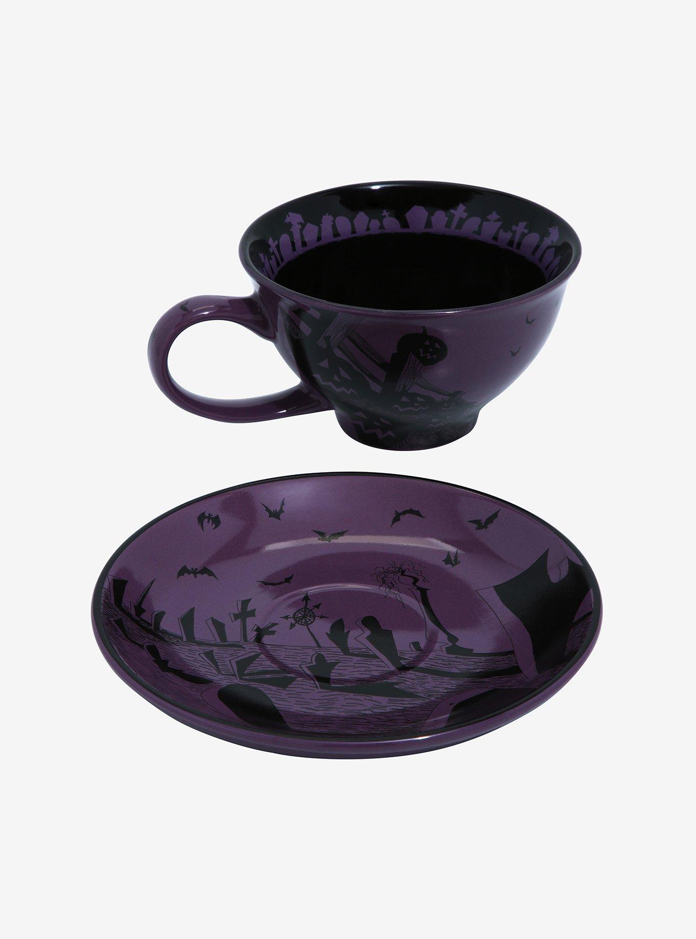 Disney The Nightmare Before Christmas Jack Skellington Spiral Hill Teacup & Saucer Set , , alternate