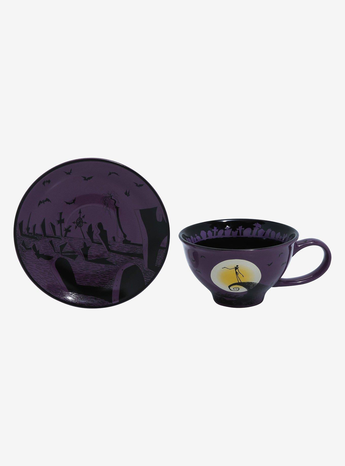 Disney The Nightmare Before Christmas Jack Skellington Spiral Hill Teacup & Saucer Set , , alternate
