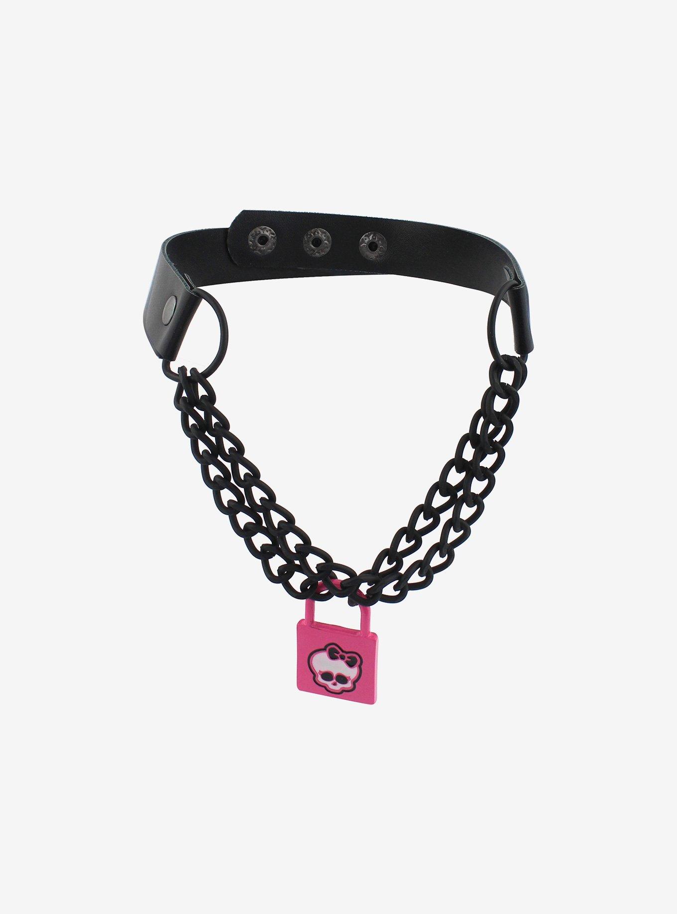 Monster High Padlock Choker, , alternate