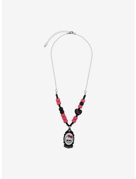 Monster High Cameo Skull Beaded Necklace, , hi-res