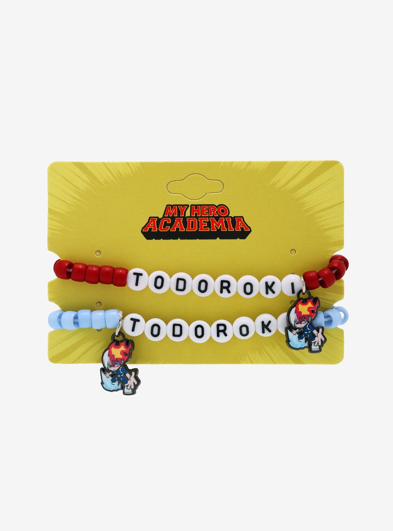 My Hero Academia Todoroki Best Friend Beaded Bracelet Set, , alternate