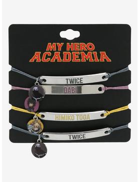 My Hero Academia Villains Nameplate Cord Bracelet Set, , hi-res