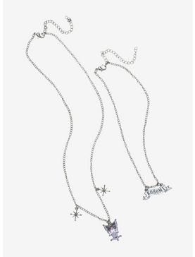 Kuromi Crystal Ball Nameplate Necklace Set, , hi-res