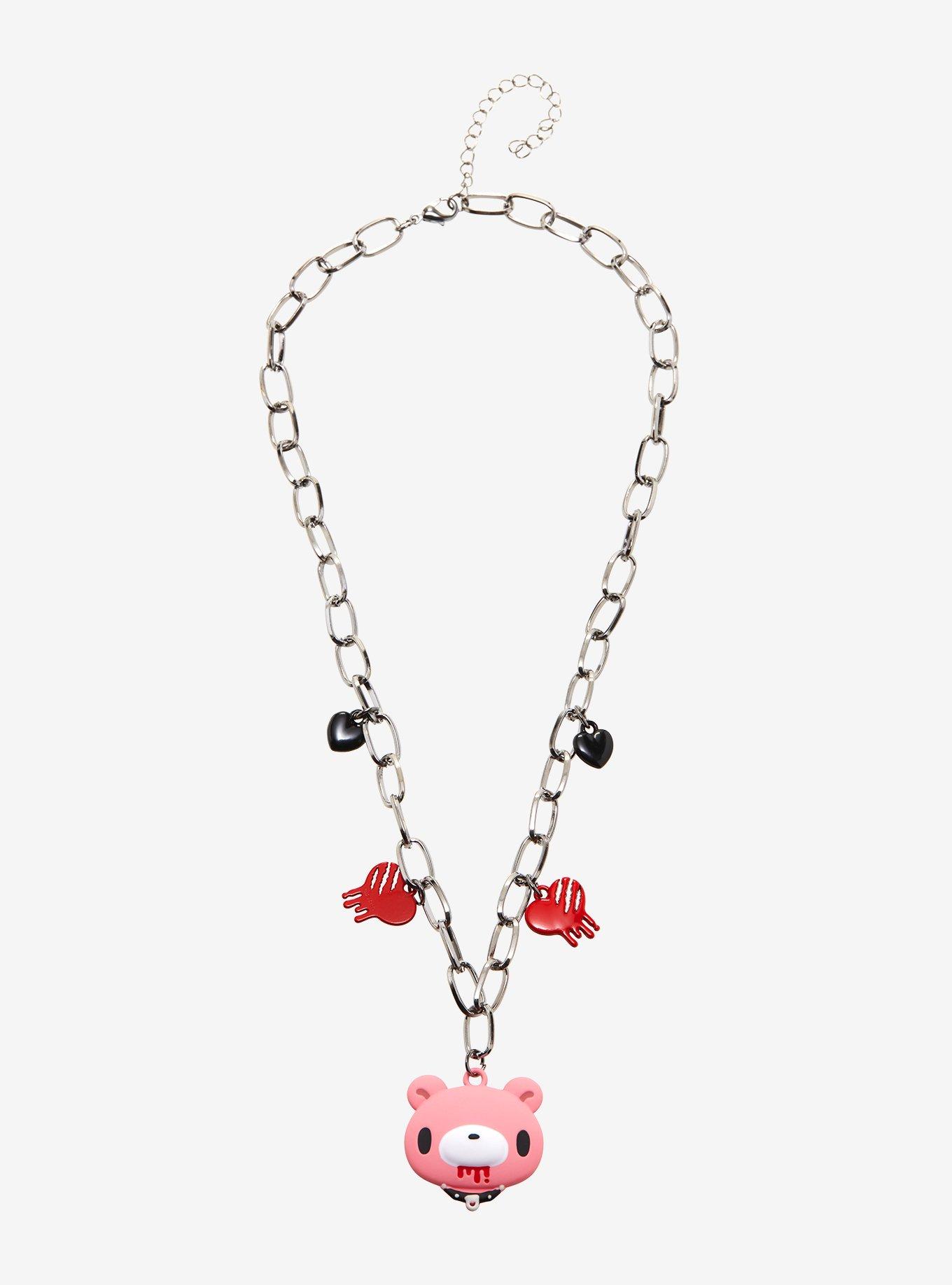 Gloomy Bear Charm Chain Choker, , alternate