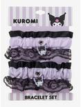 Kuromi Lace Cuff Bracelet Set, , alternate