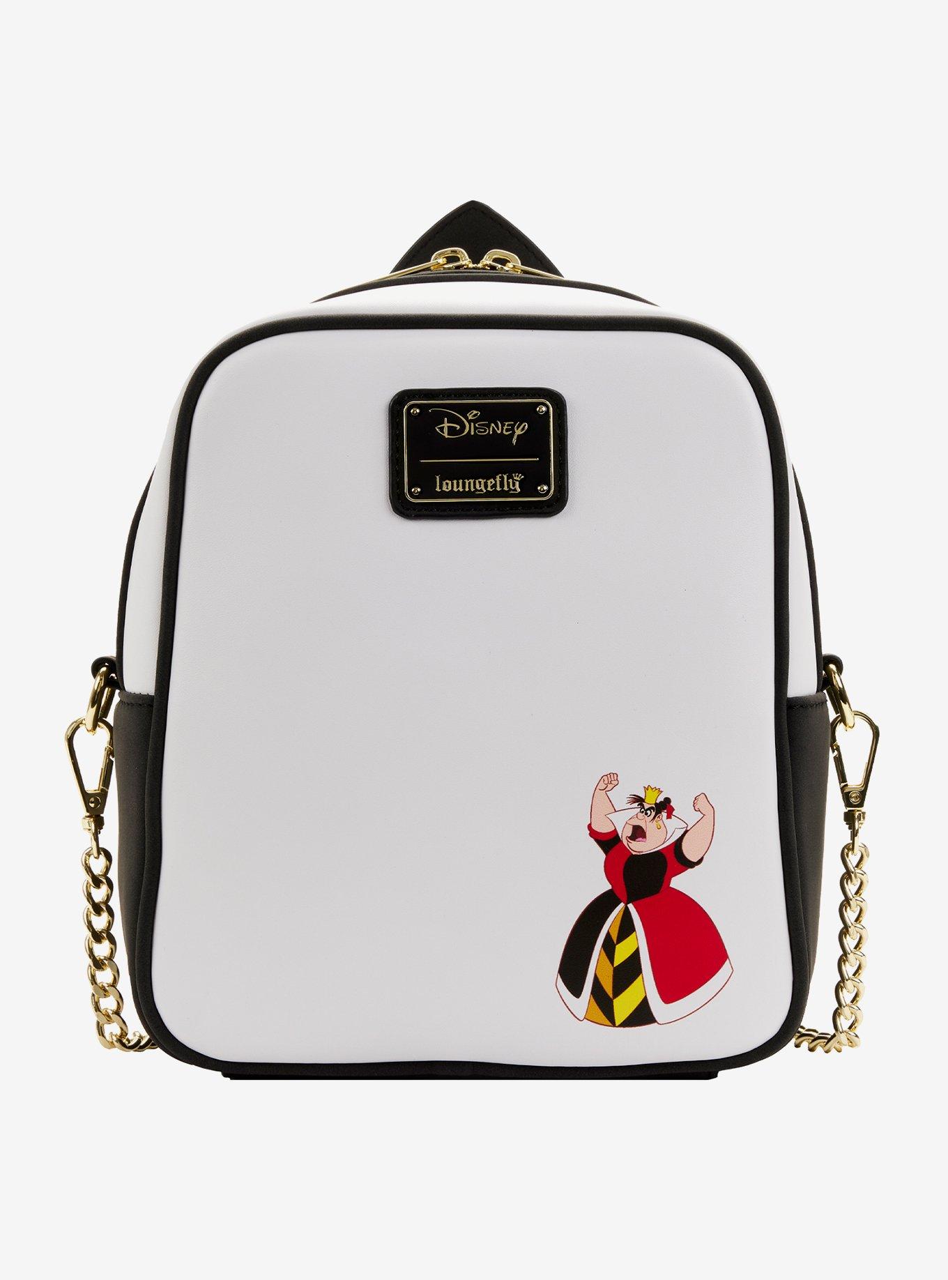 Loungefly Disney Alice In Wonderland Ace Of Spades Crossbody Bag