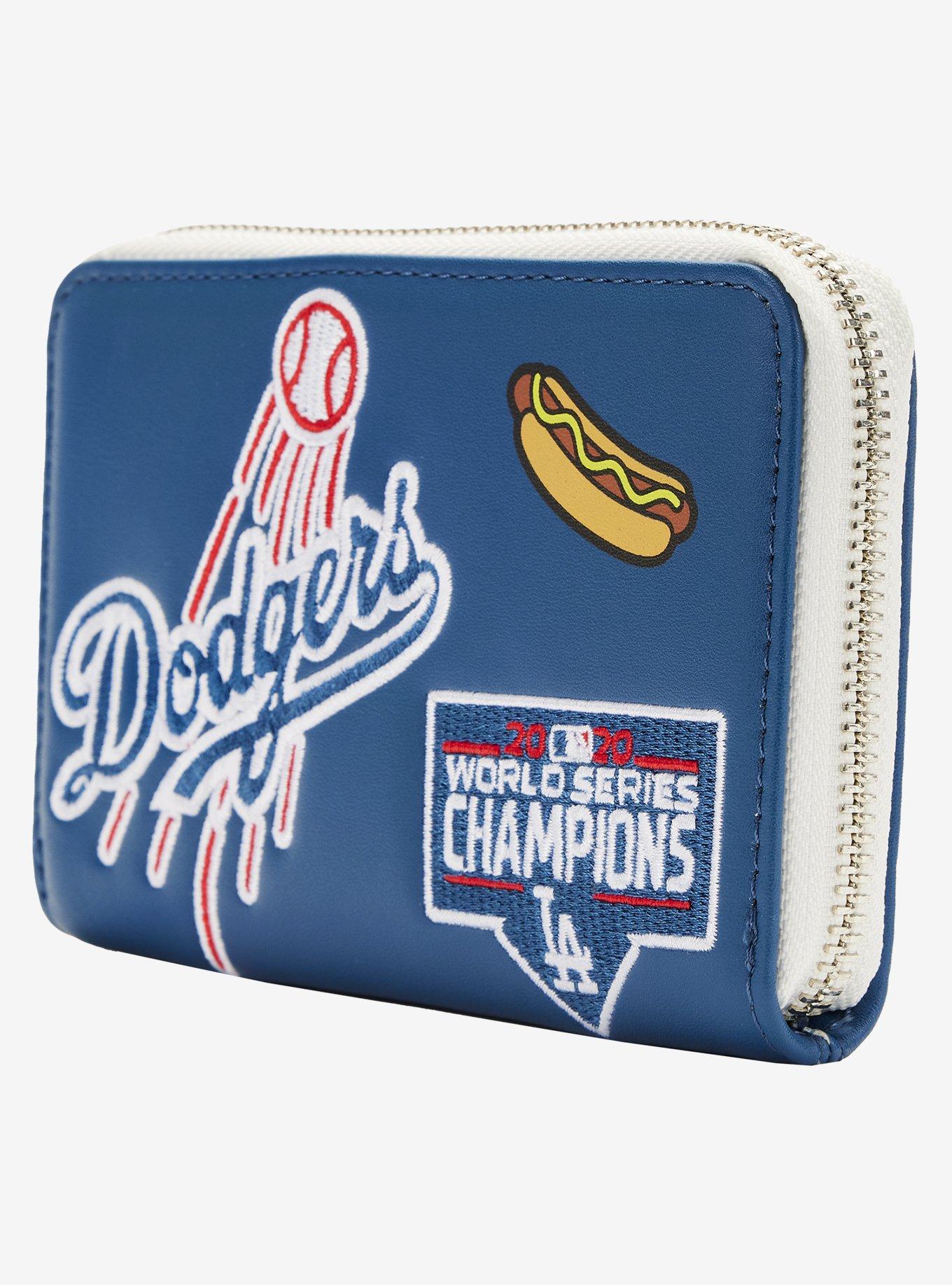 Loungefly MLB Los Angeles Dodgers World Series Champions Zipper Wallet, , alternate