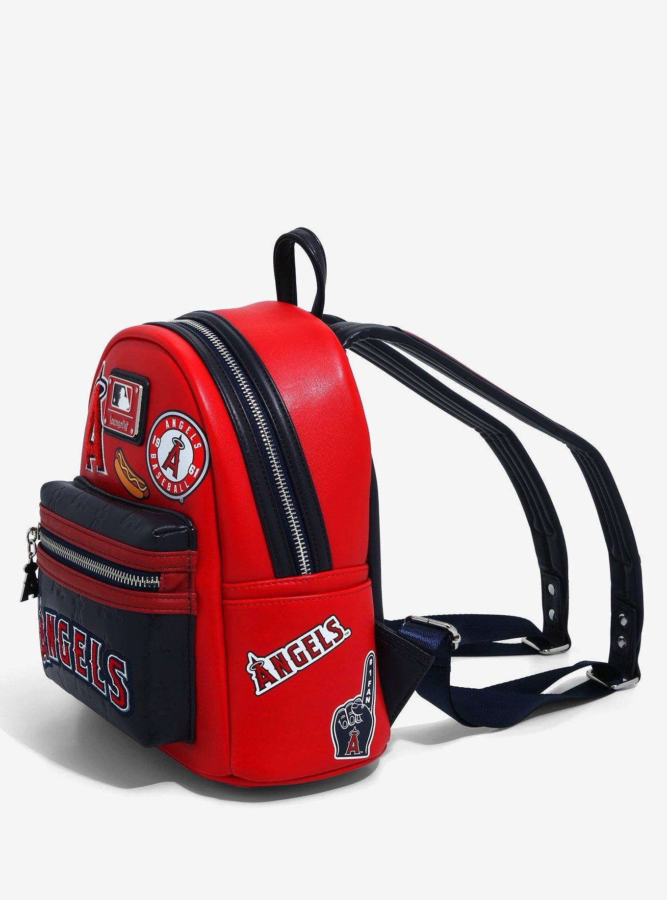 Loungefly MLB LA Angels Patches Mini Backpack, , alternate