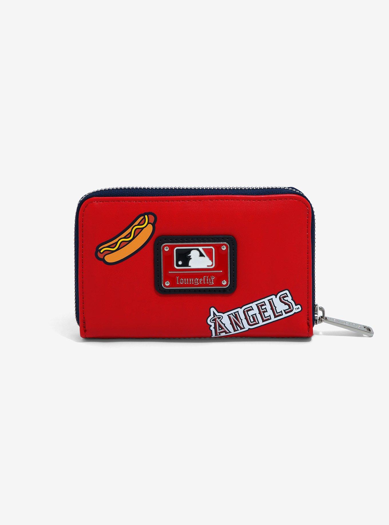 Loungefly MLB LA Angels Patches Zipper Wallet, , alternate