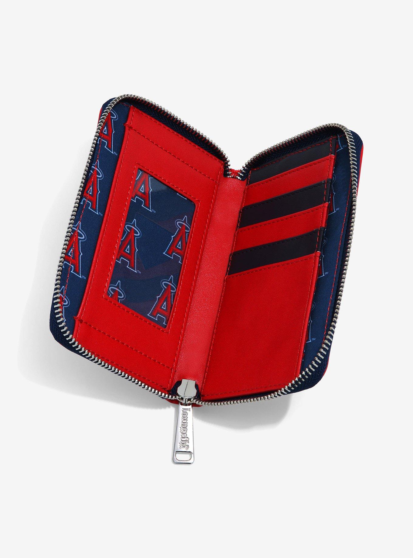 Loungefly MLB LA Angels Patches Zipper Wallet, , alternate