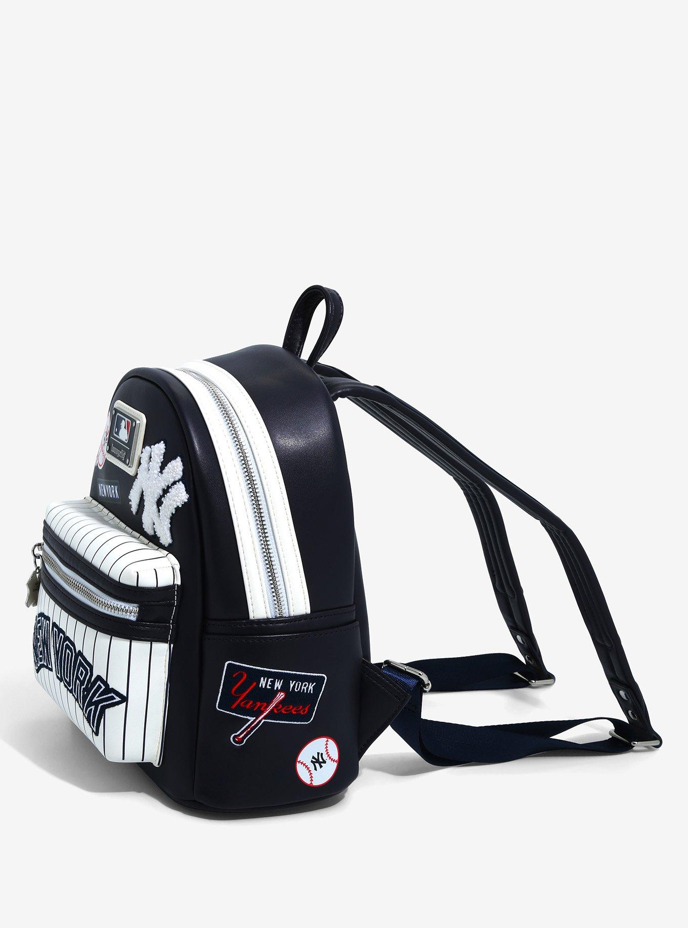 Loungefly MLB NY Yankees Patches Mini Backpack, , alternate