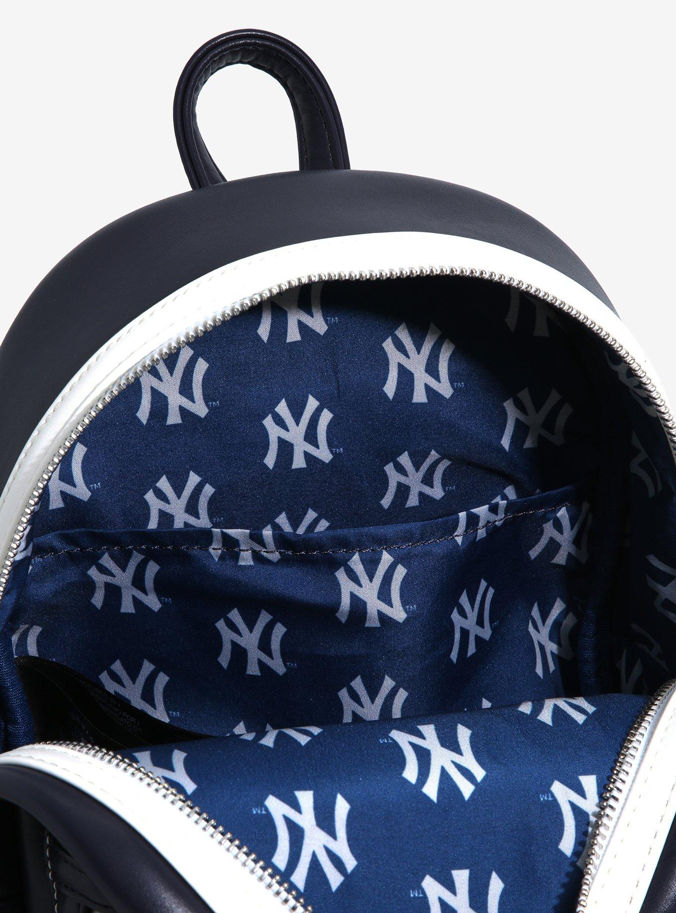 Loungefly MLB NY Yankees Patches Mini Backpack, , alternate