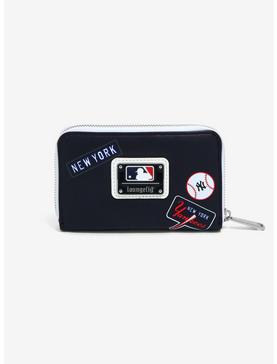 Loungefly MLB NY Yankees Patches Zipper Wallet, , hi-res