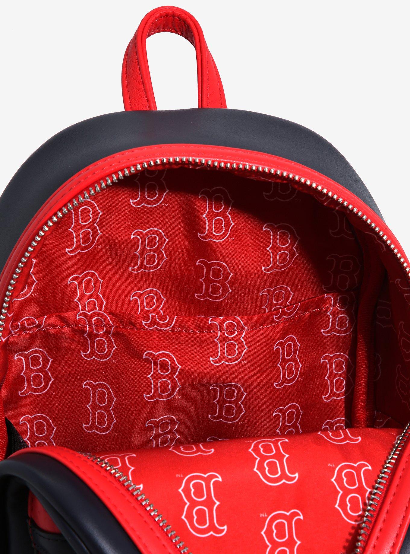 Loungefly MLB Red Sox Patches Mini Backpack, , alternate