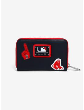 Loungefly MLB Red Sox Patches Zipper Wallet, , hi-res