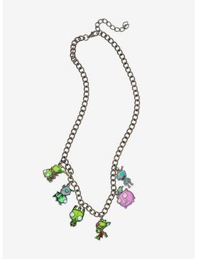 Invader Zim Character Charm Necklace, , hi-res
