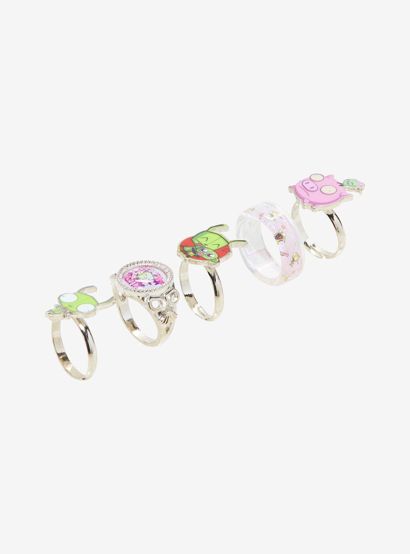 Invader Zim GIR Ring Set | Hot Topic